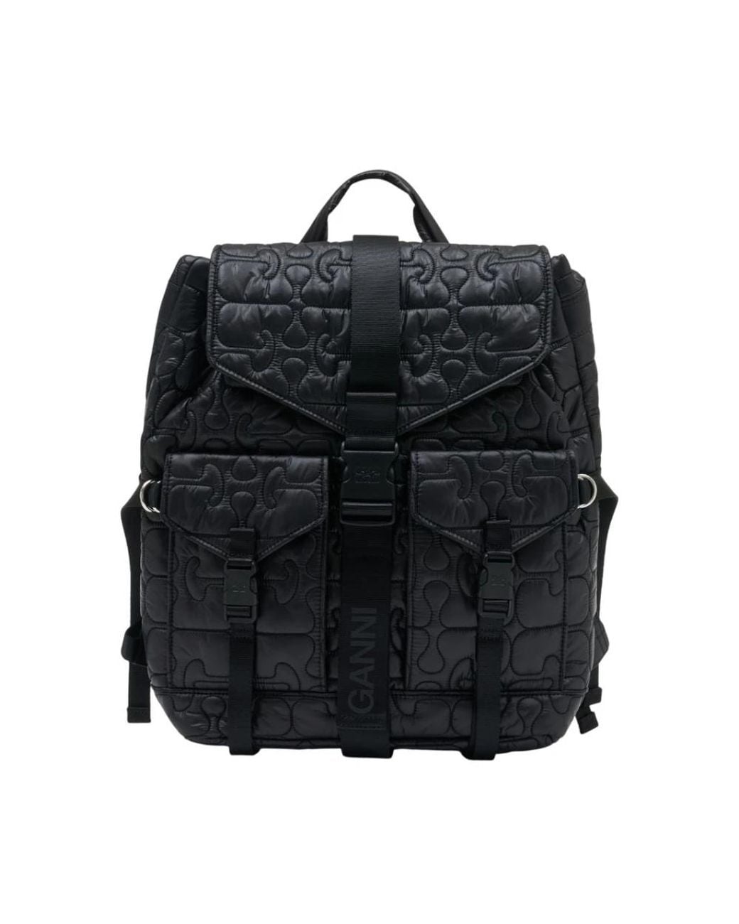 Ganni Black Backpacks
