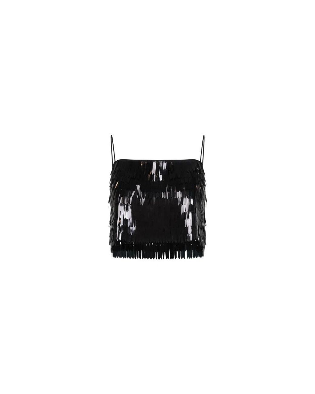 Self-Portrait Tops ,Zwart ,Polyester Top in het Black