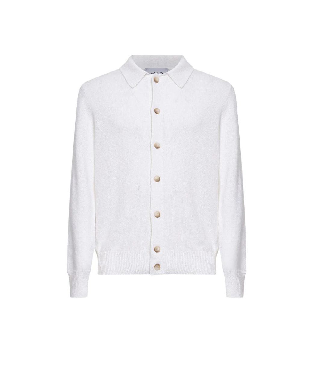 D4.0 White Cardigans for men