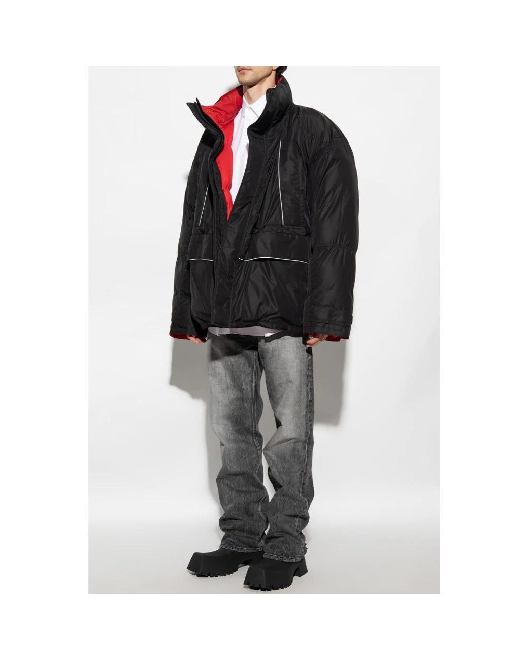 Balenciaga Black Light Jackets for men
