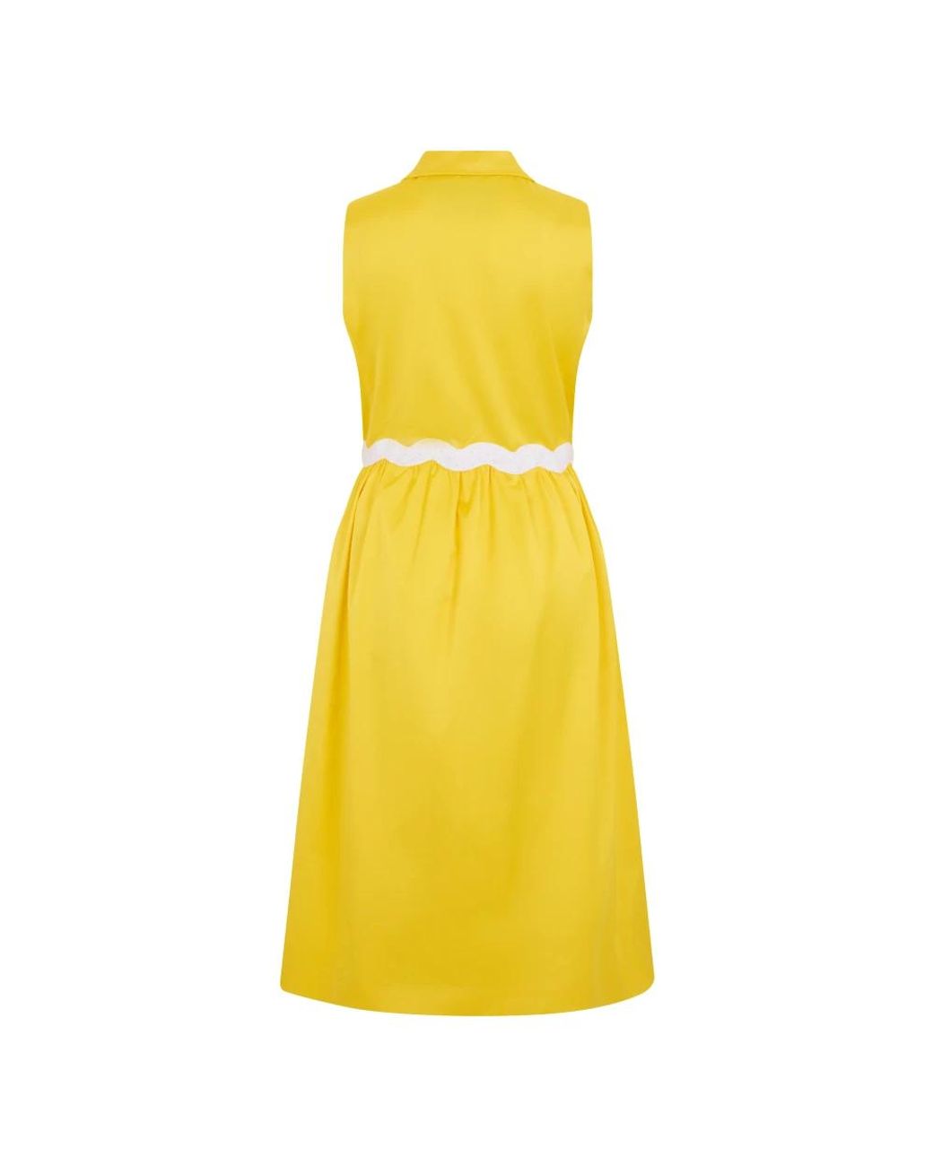Moschino Yellow Shirt Dresses