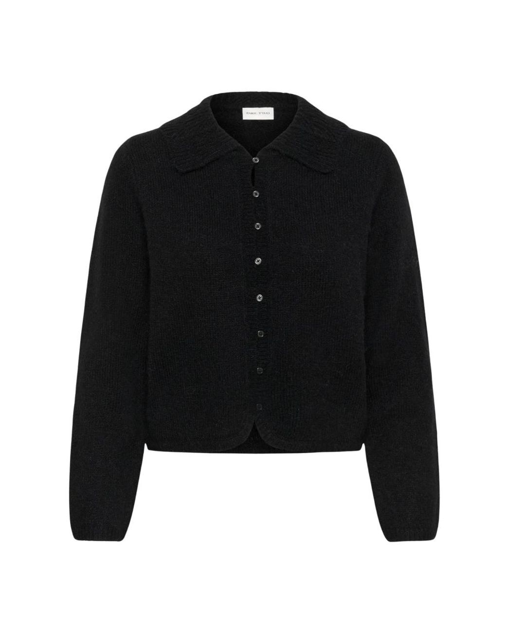 Part Two Cardigan in het Black