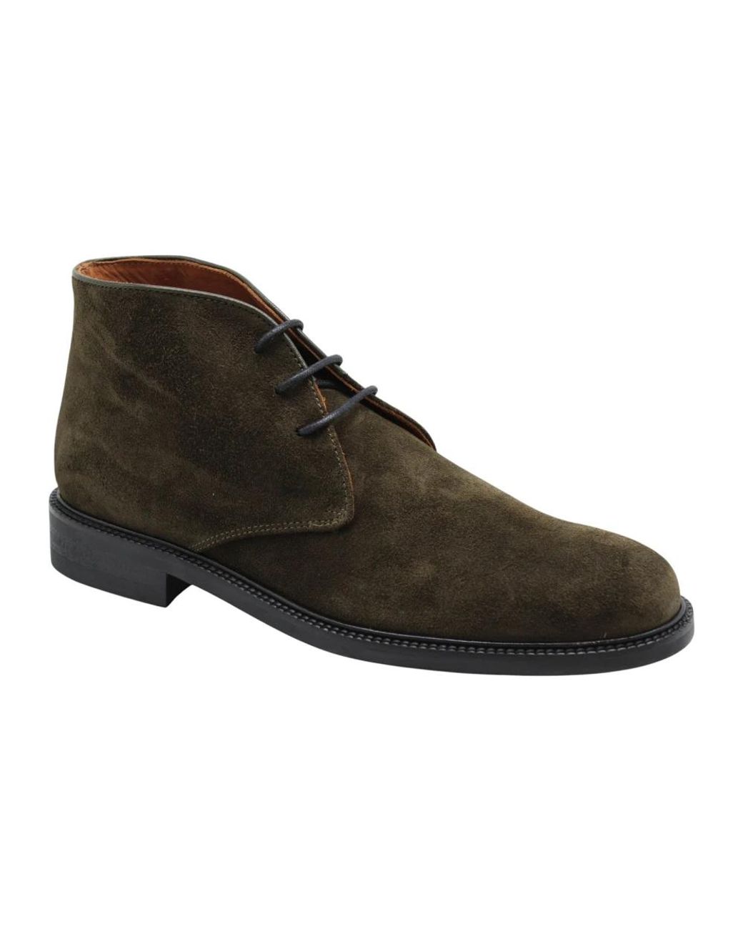 CTWLK Black Lace-Up Boots for men