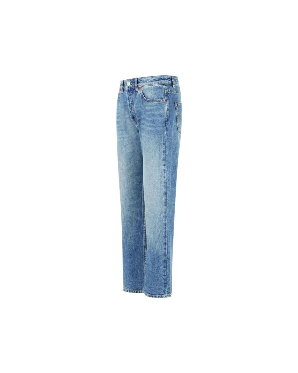 Isabel Marant Blue Straight Fit Jeans