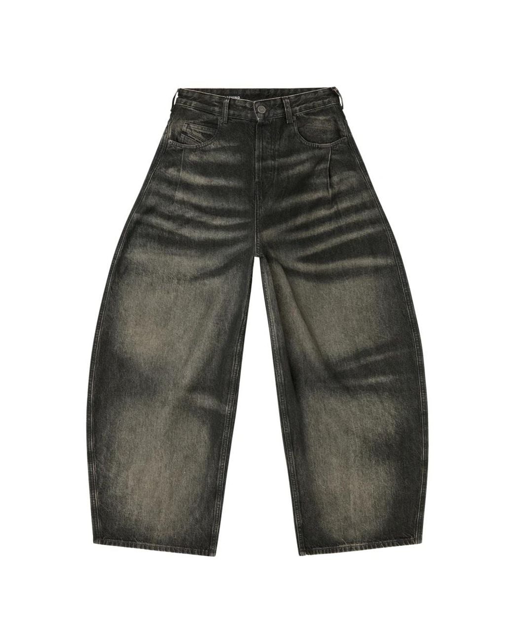 DIESEL Gray Wide Jeans