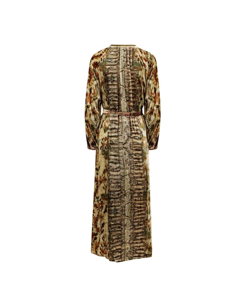 Pierre Louis Mascia Metallic Midi Dresses