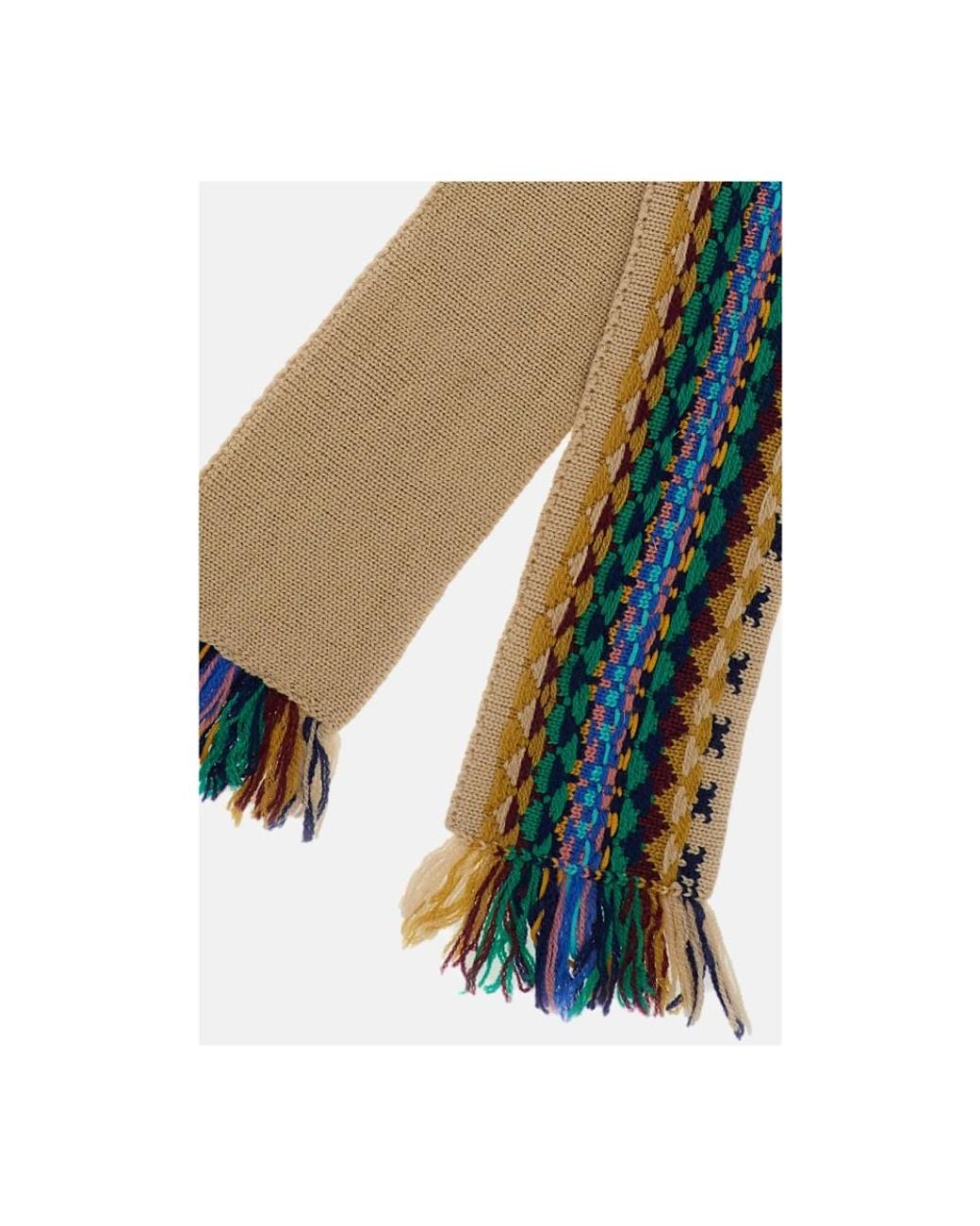 Dries Van Noten Green Winter Scarves
