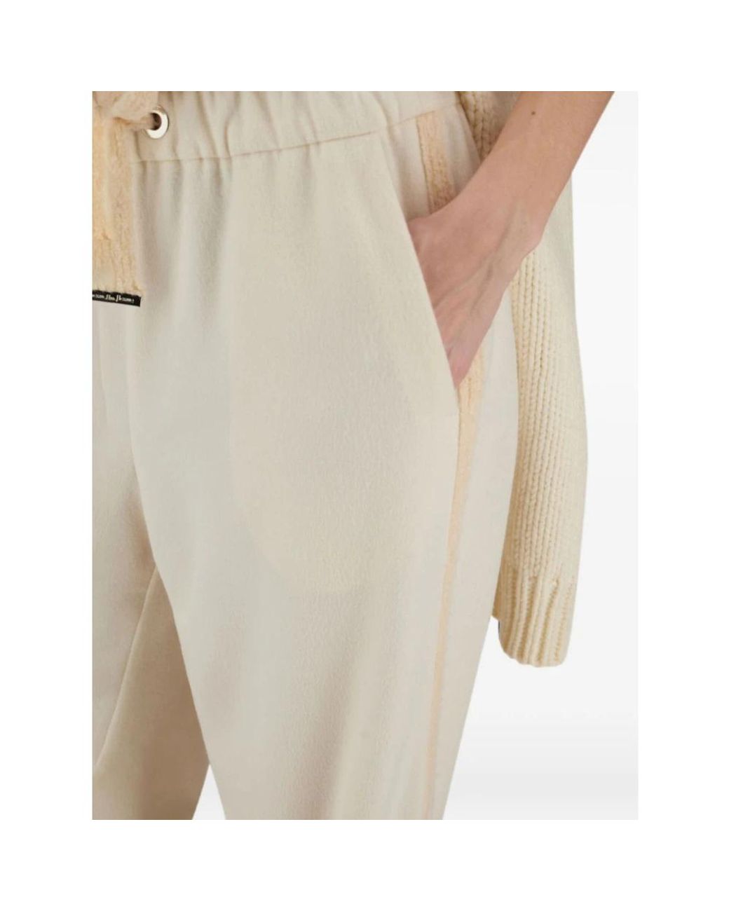 Herno Natural Wide Trousers