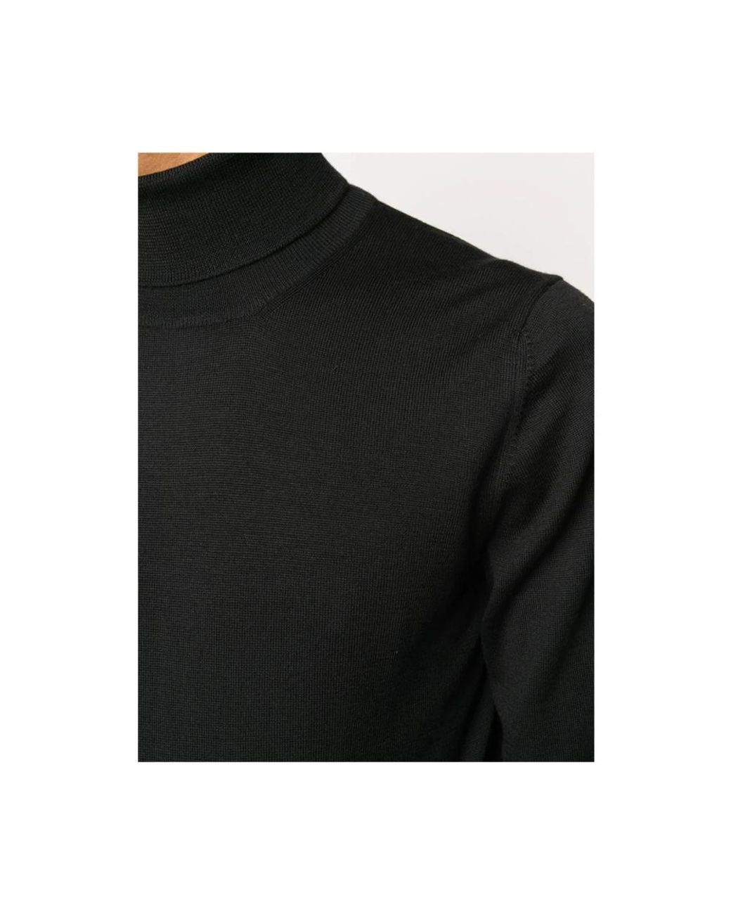 La Fileria Black Turtlenecks for men