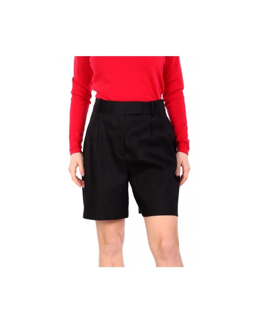 HUGO Korte Broeken ,Zwart ,Shorts in het Red
