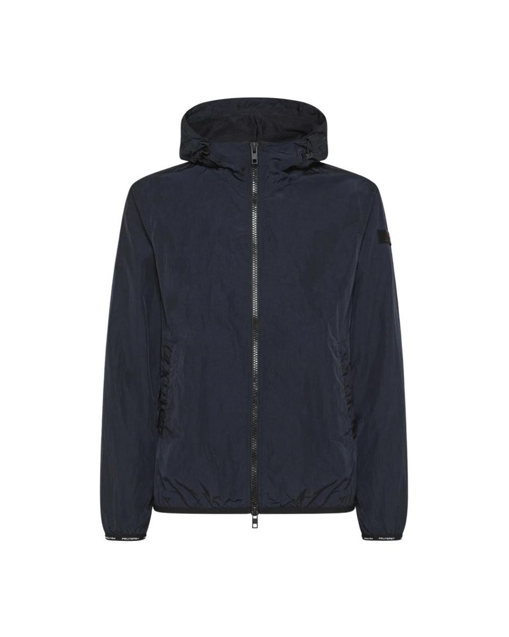 Peuterey Jassen ,Blauw ,Nylon Lichtgewicht Nylon Bomber in het Blue voor heren