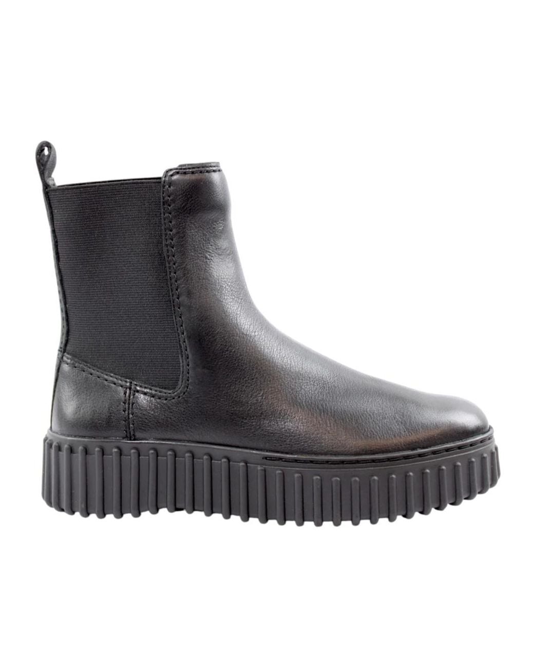 Clarks Gray Chelsea Boots