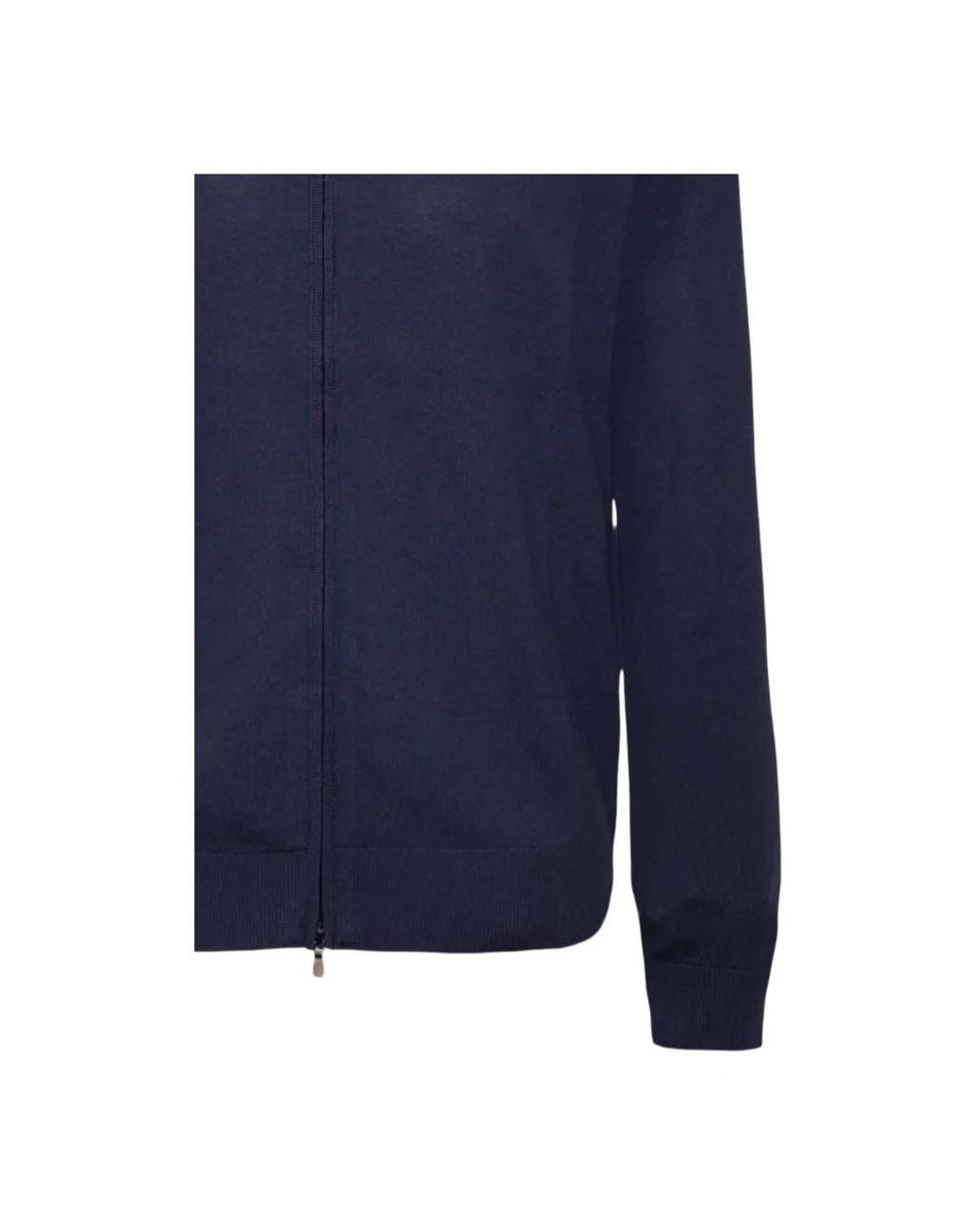 FILIPPO DE LAURENTIIS Blue Cardigans for men