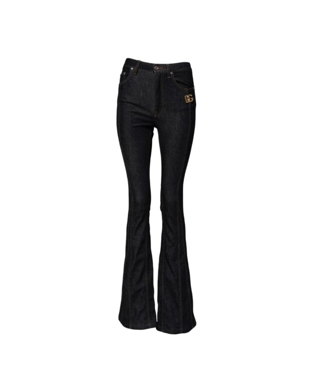 Dolce & Gabbana Black Bootcut Jeans
