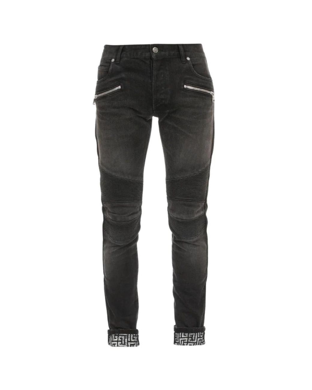 Balmain Black Slim Fit Jeans for men