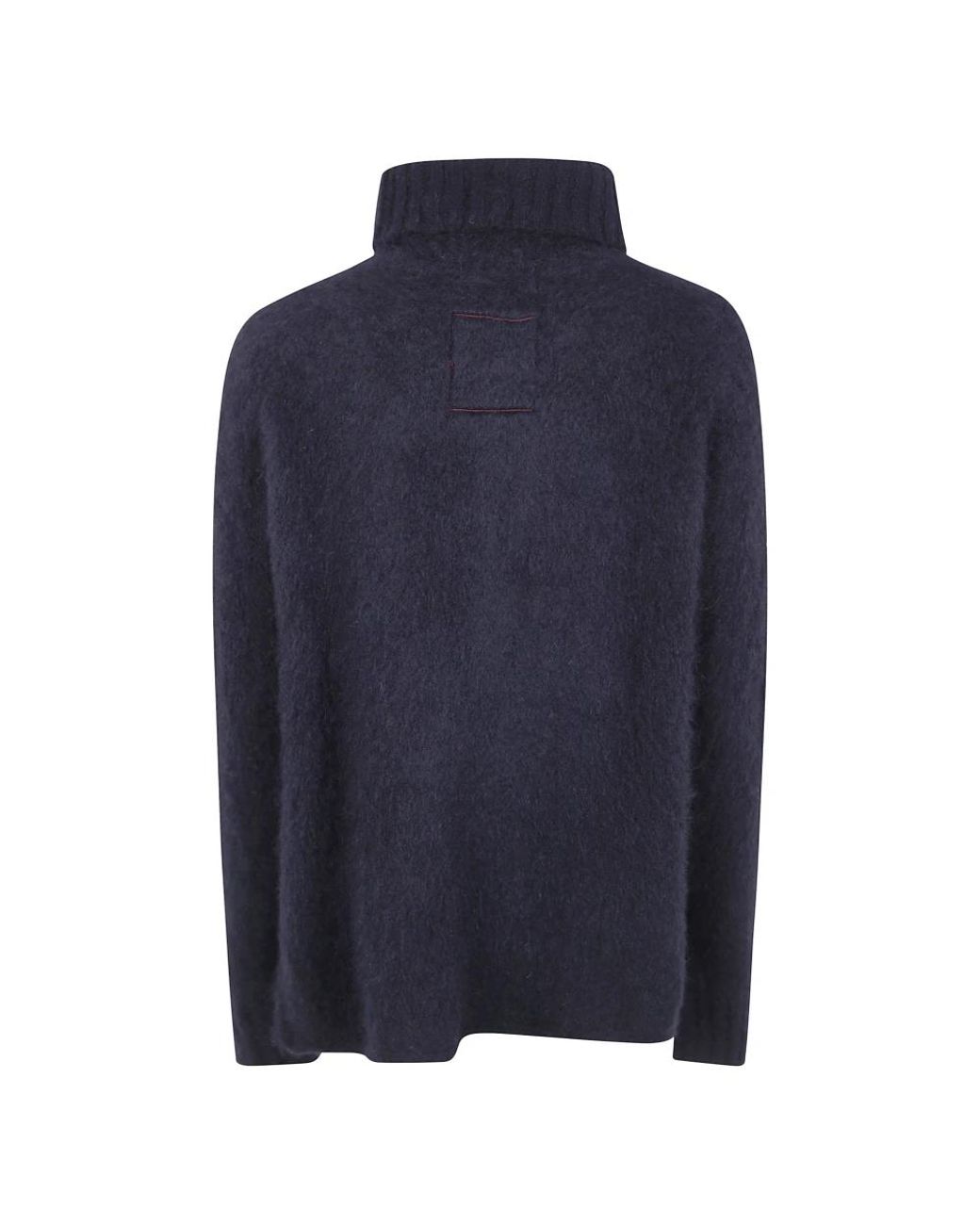 Uma Wang Blue Rollkragenpullover