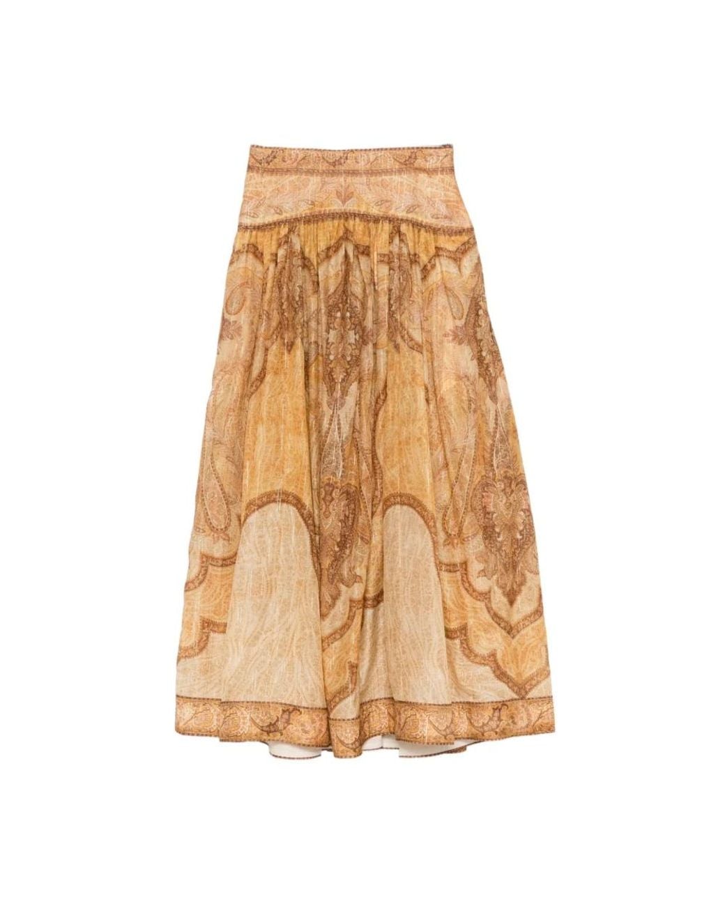 Zimmermann Natural Midi Skirts