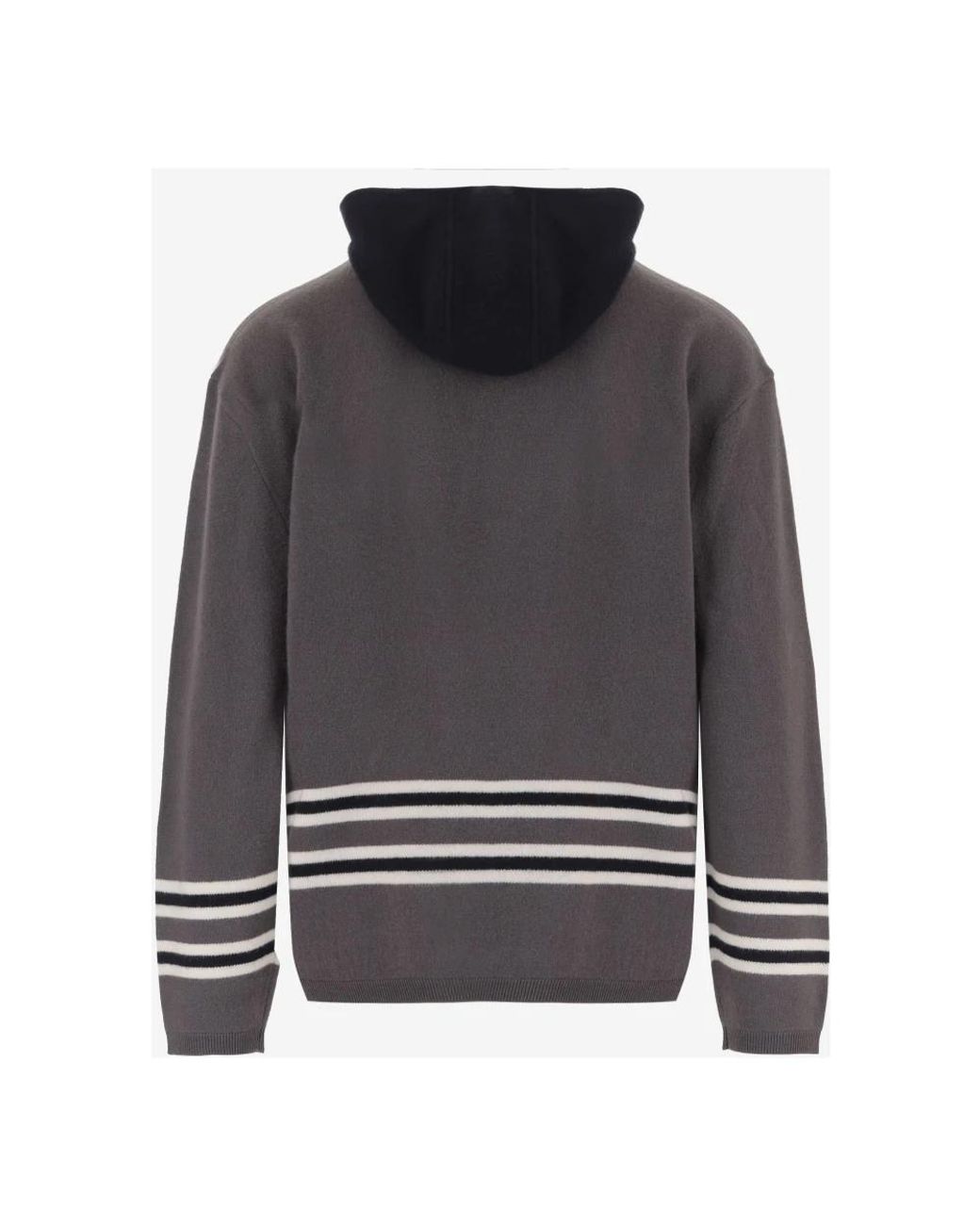 Emporio Armani Gray Hoodies for men
