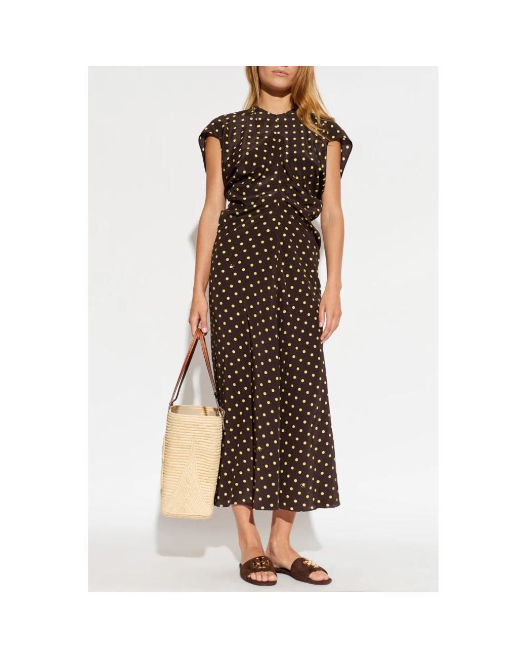 Marni Brown Midi Dresses