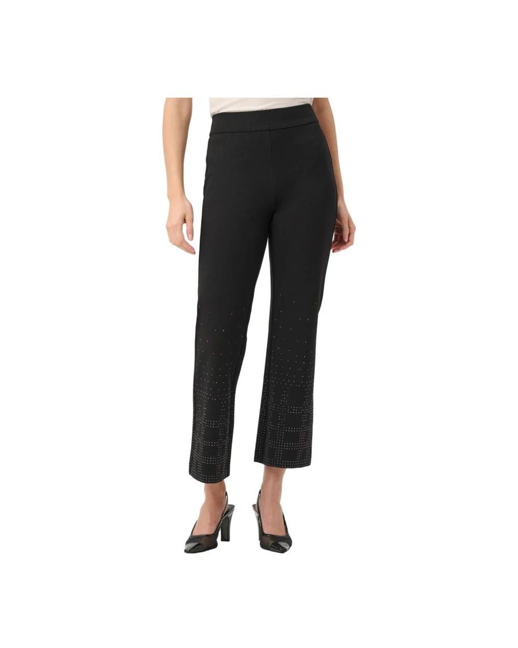 Joseph Ribkoff Black Cropped Trousers