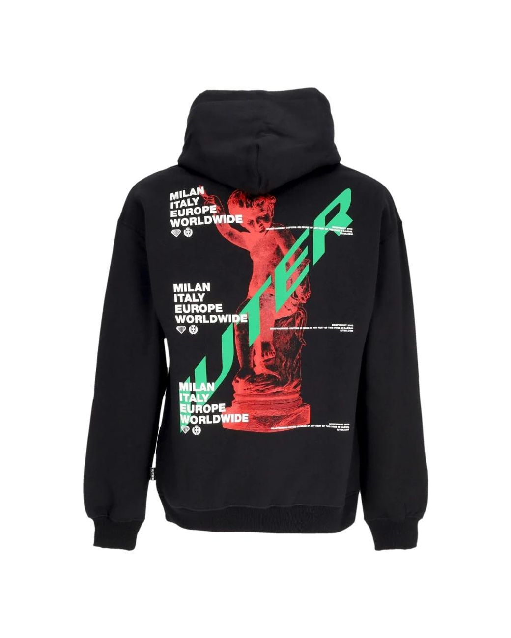 Iuter Black Hoodies for men