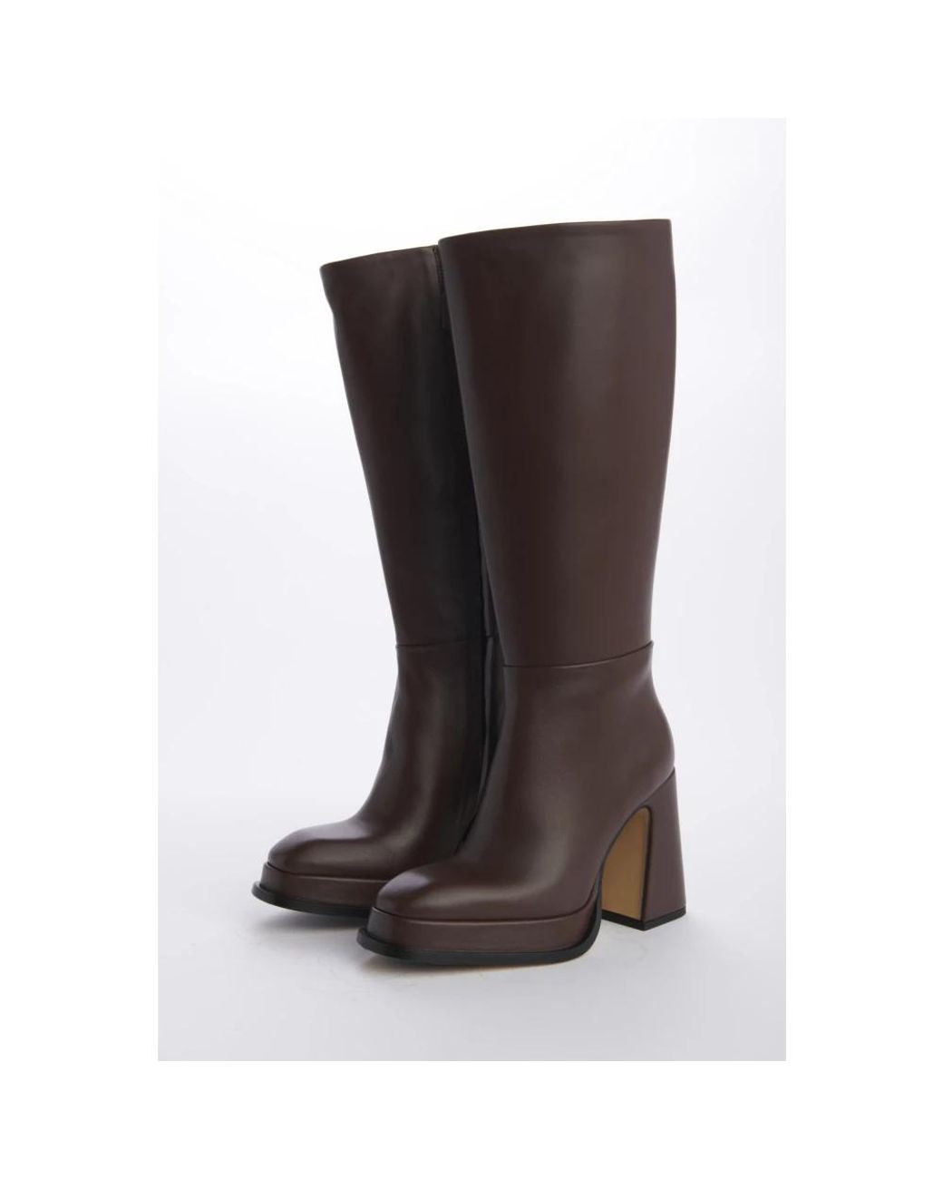 Souliers Martinez Brown High Boots