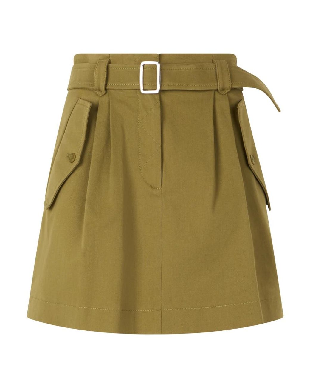 Alberta Ferretti Green Short Skirts