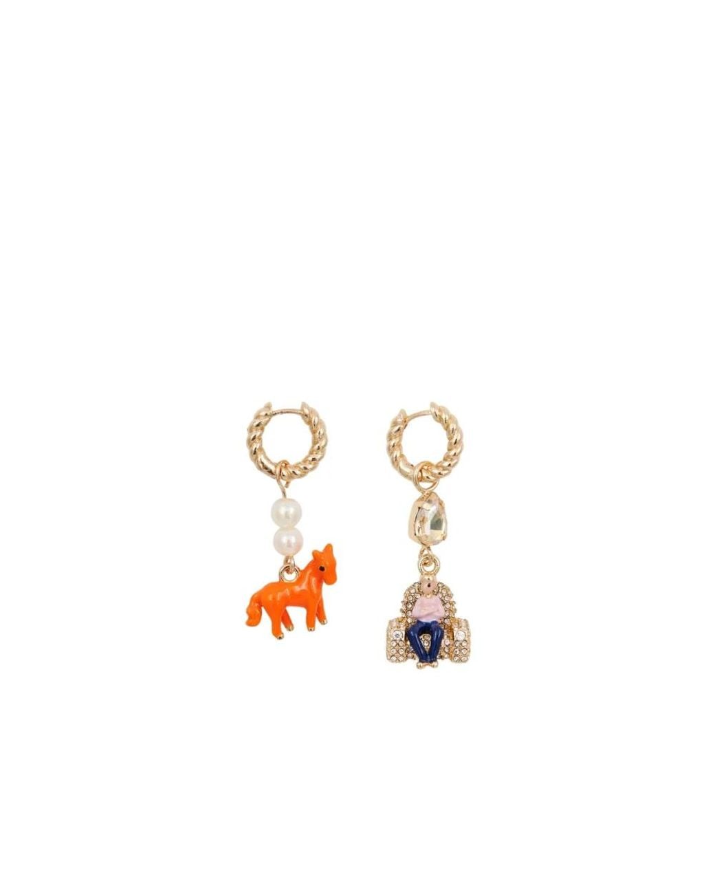 Earrings di Michael Kors in White