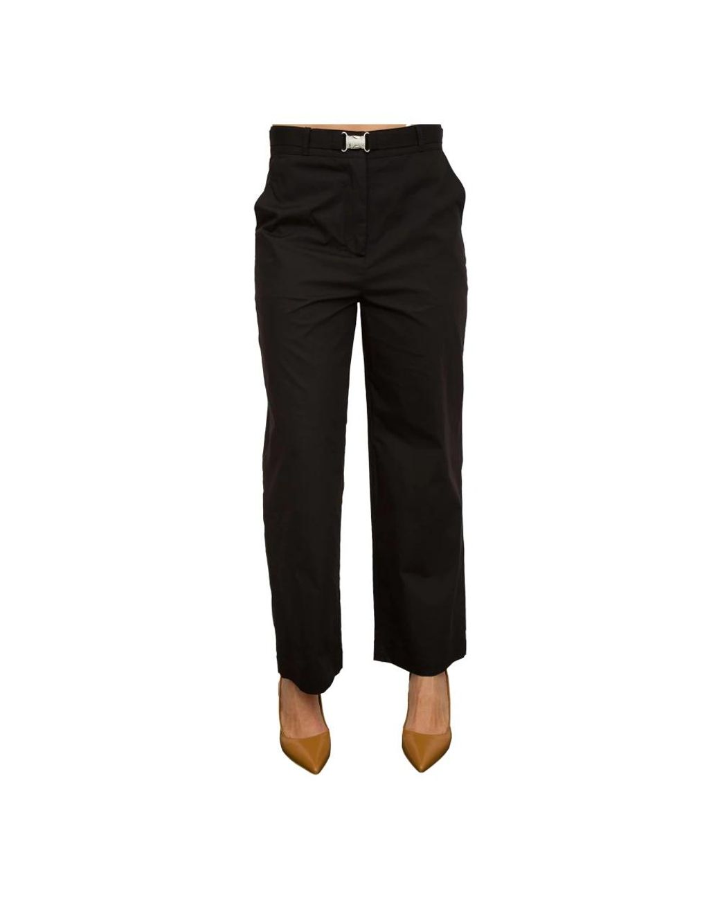 Liu Jo Black Straight Trousers