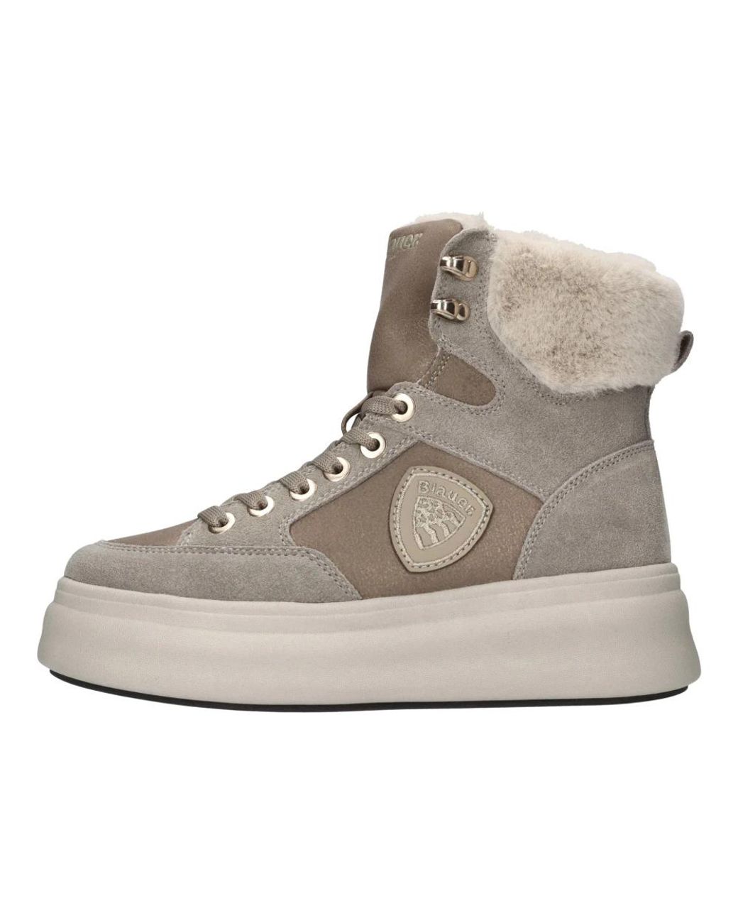 Blauer Gray Lace-Up Boots
