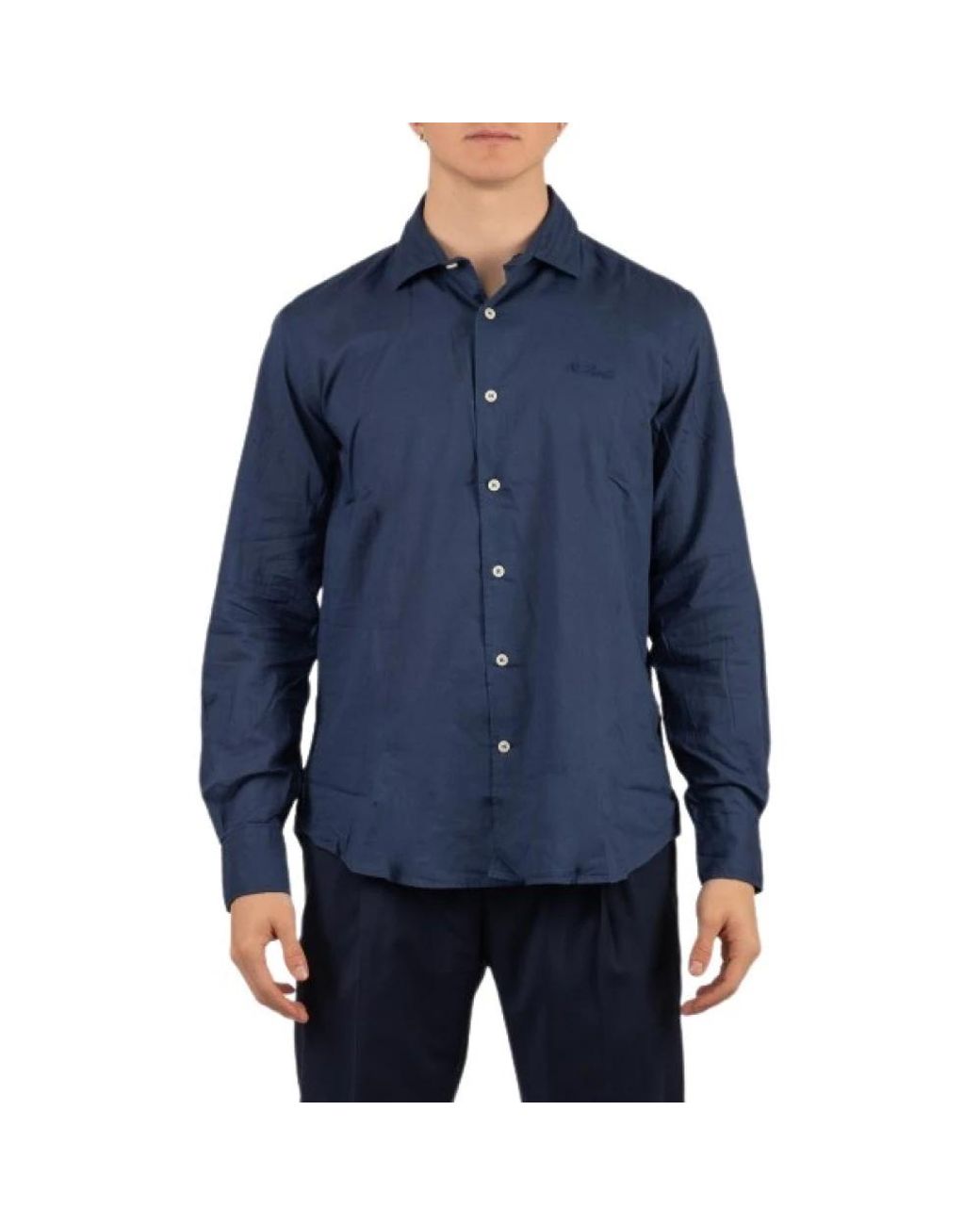 Mc2 Saint Barth Blue Casual Shirts for men