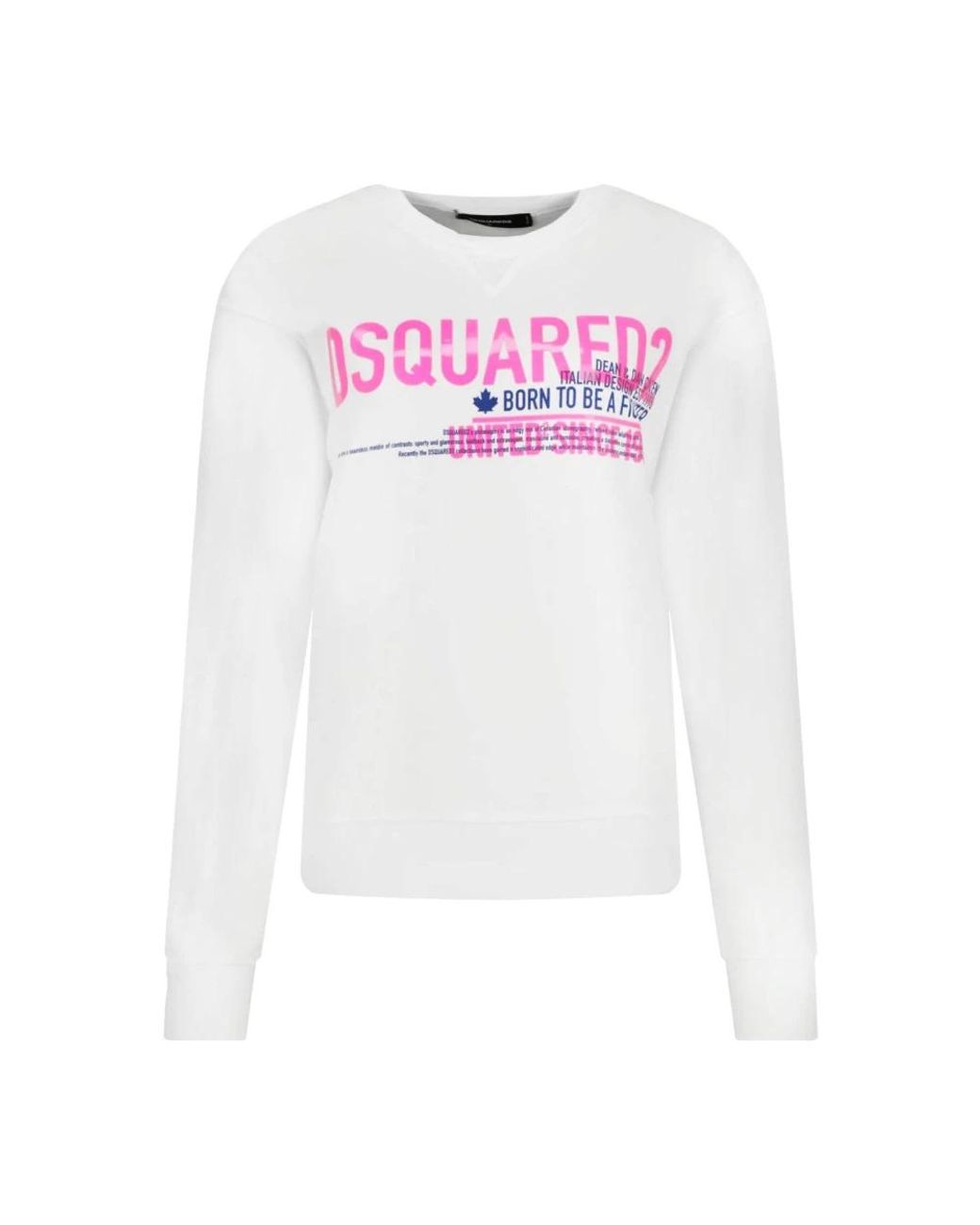 DSquared² Katoenen Logo Sweatshirt in het White