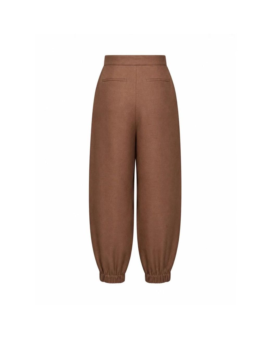 Fendi Brown Straight Trousers