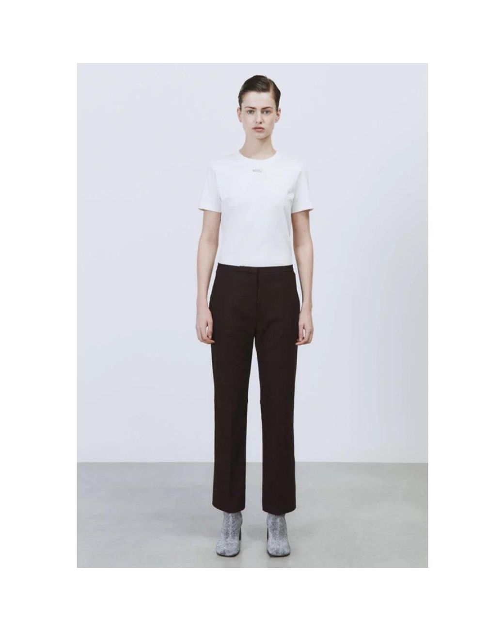 Alysi Purple Wide Trousers