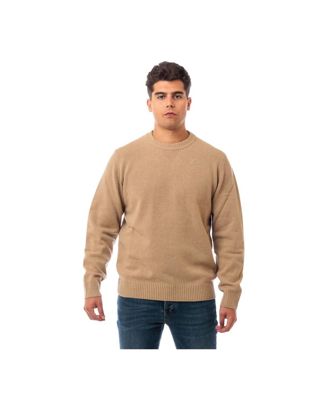 K-Way Natural Round-Neck Knitwear for men
