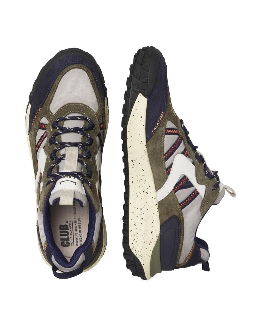 Voile Blanche Black Sneakers for men