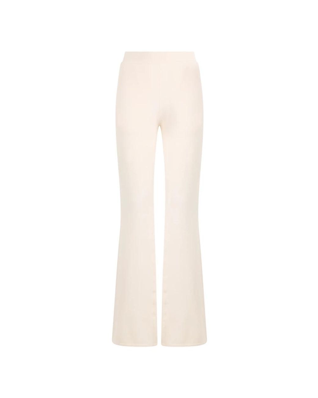 Alberta Ferretti White Wide Trousers