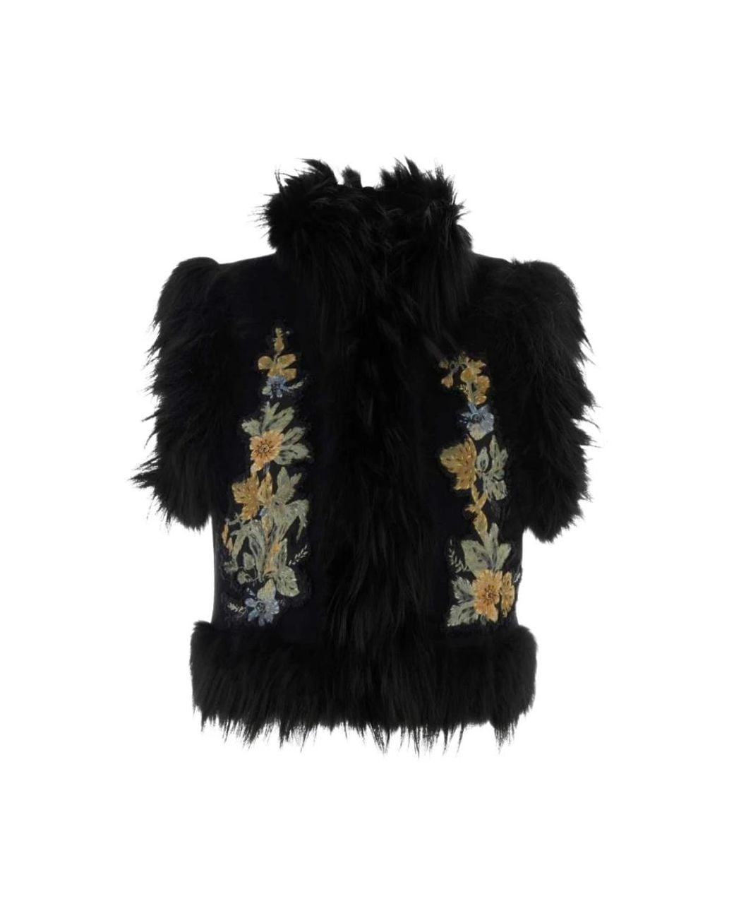 Fendi Wool Gilet in het Black