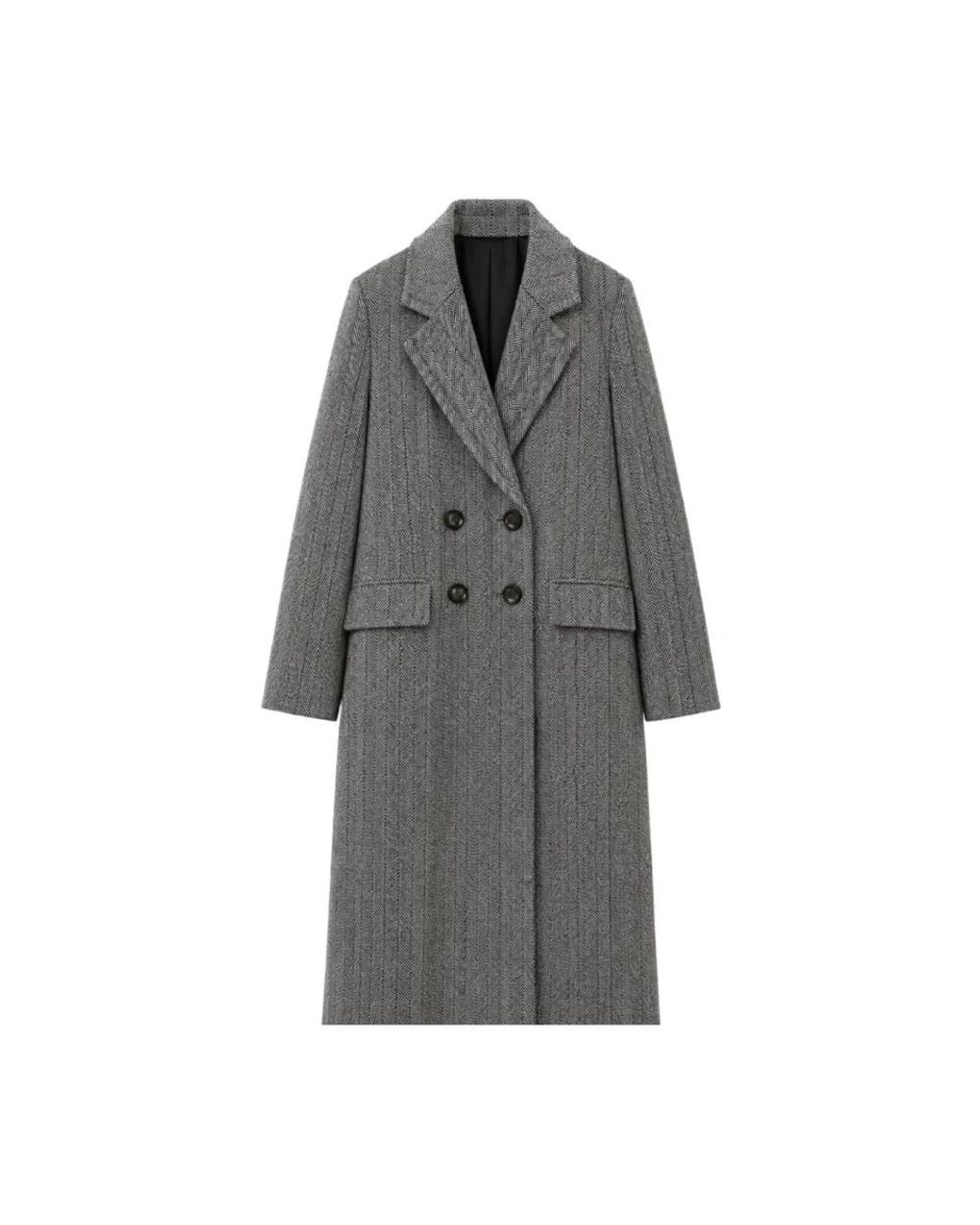 Double-Breasted Coats Opal Studio de color Gray