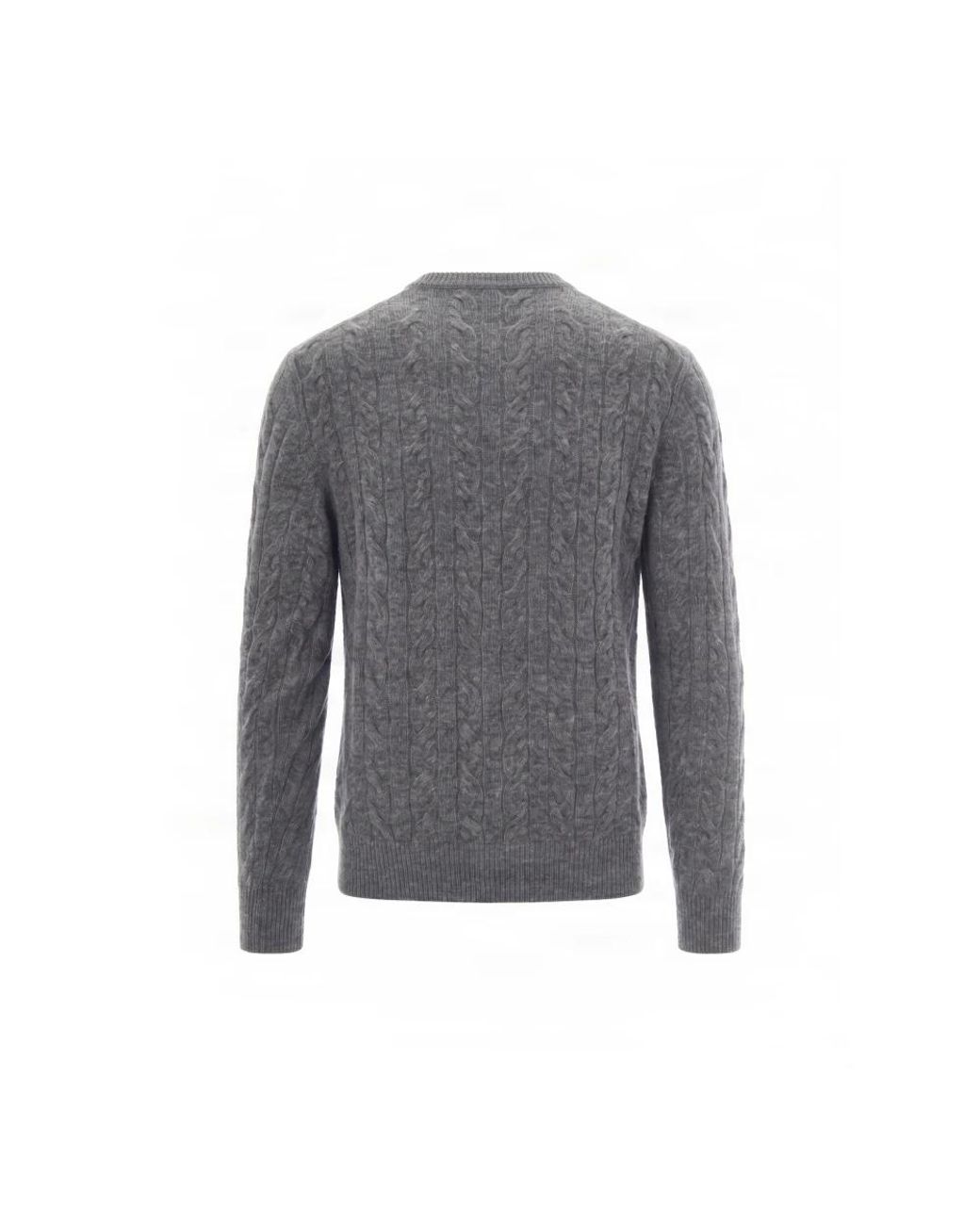 Ballantyne Rundhals-Strickpullover in Gray für Herren