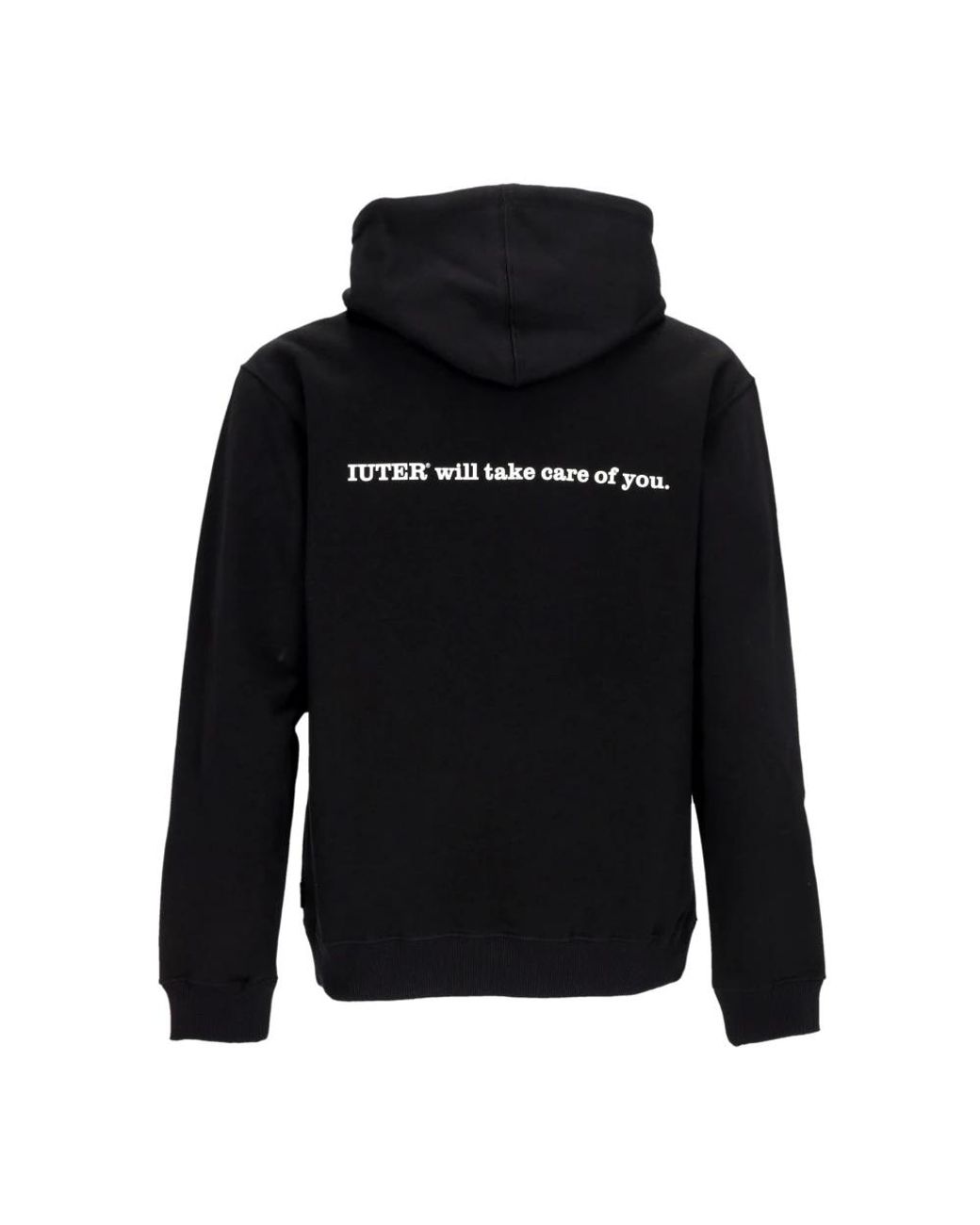 Iuter Black Hoodies for men