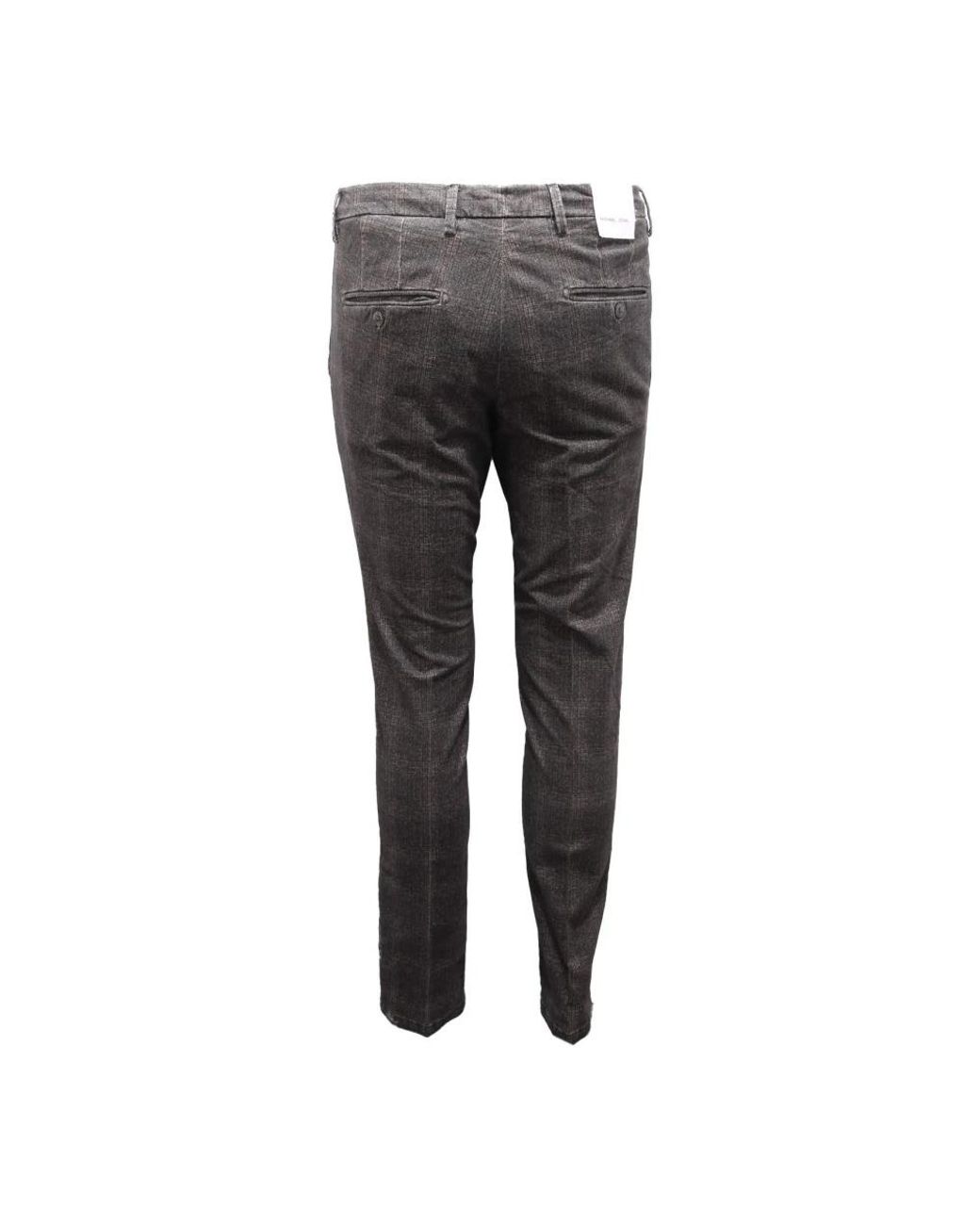 Michael Coal Gray Slim-Fit Trousers for men