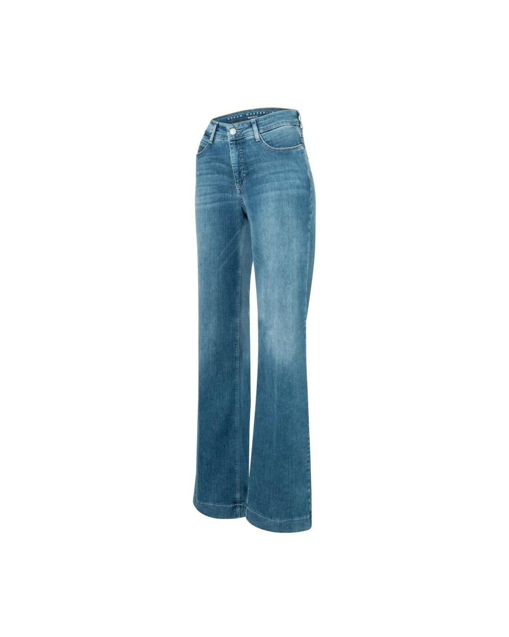 M·a·c Wide Jeans in het Blue