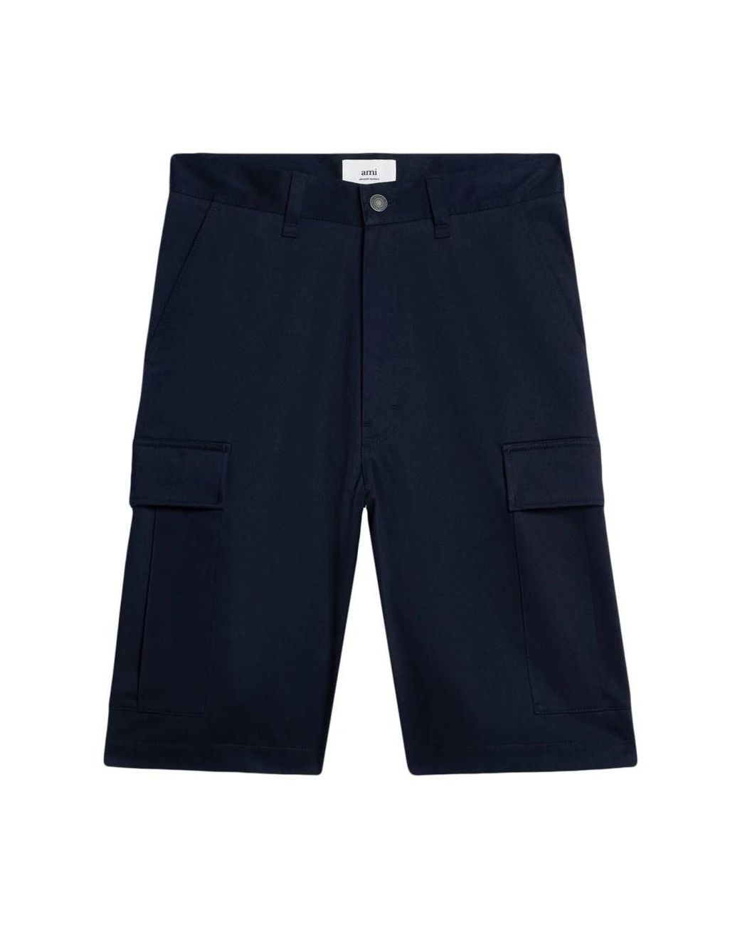 AMI Korte Broeken ,Blauw ,Katoen Blauwe Cargo Shorts Casual Stijl in het Blue voor heren
