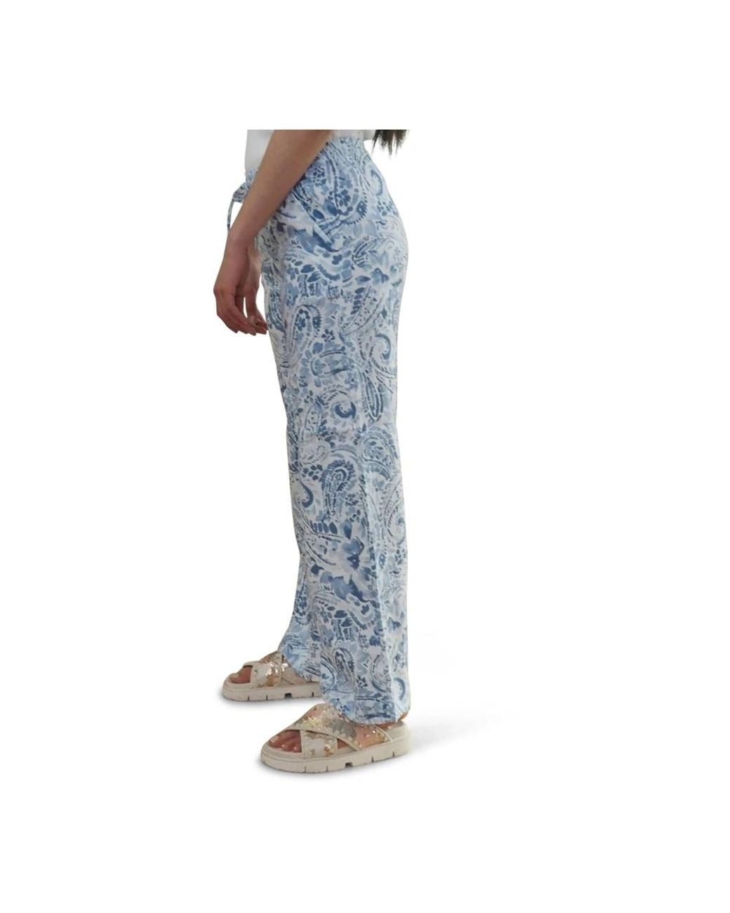 Polo Ralph Lauren Blue Wide Trousers