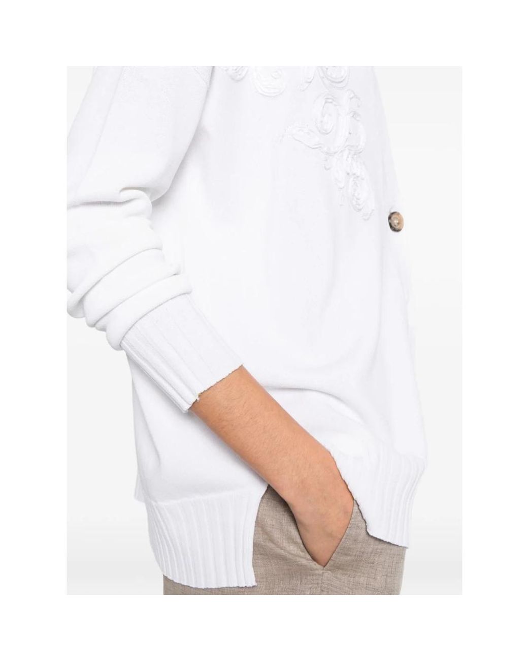 Ermanno Scervino White Cardigans