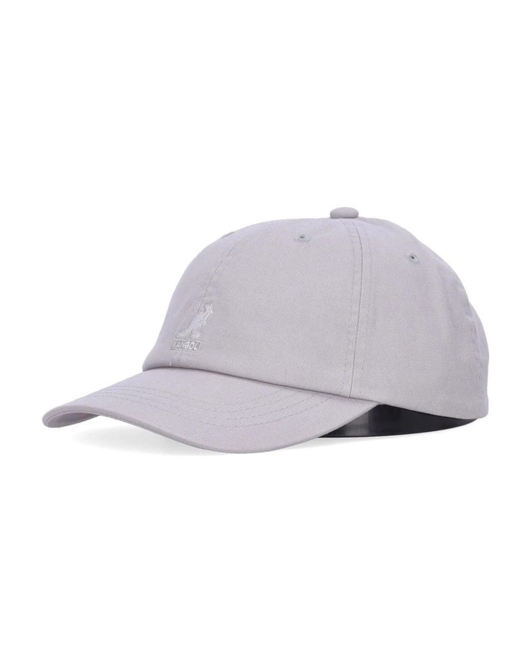 Kangol Accessoires ,Grijs ,Katoen Gebogen Klep Baseball Pet Moonstruck in het Gray voor heren