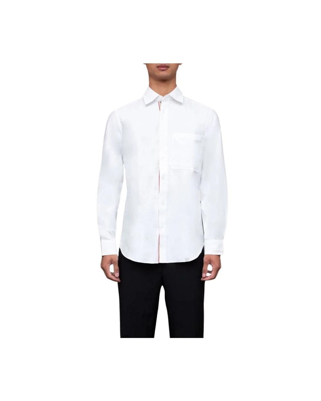 Burberry White Formal Shirts for men