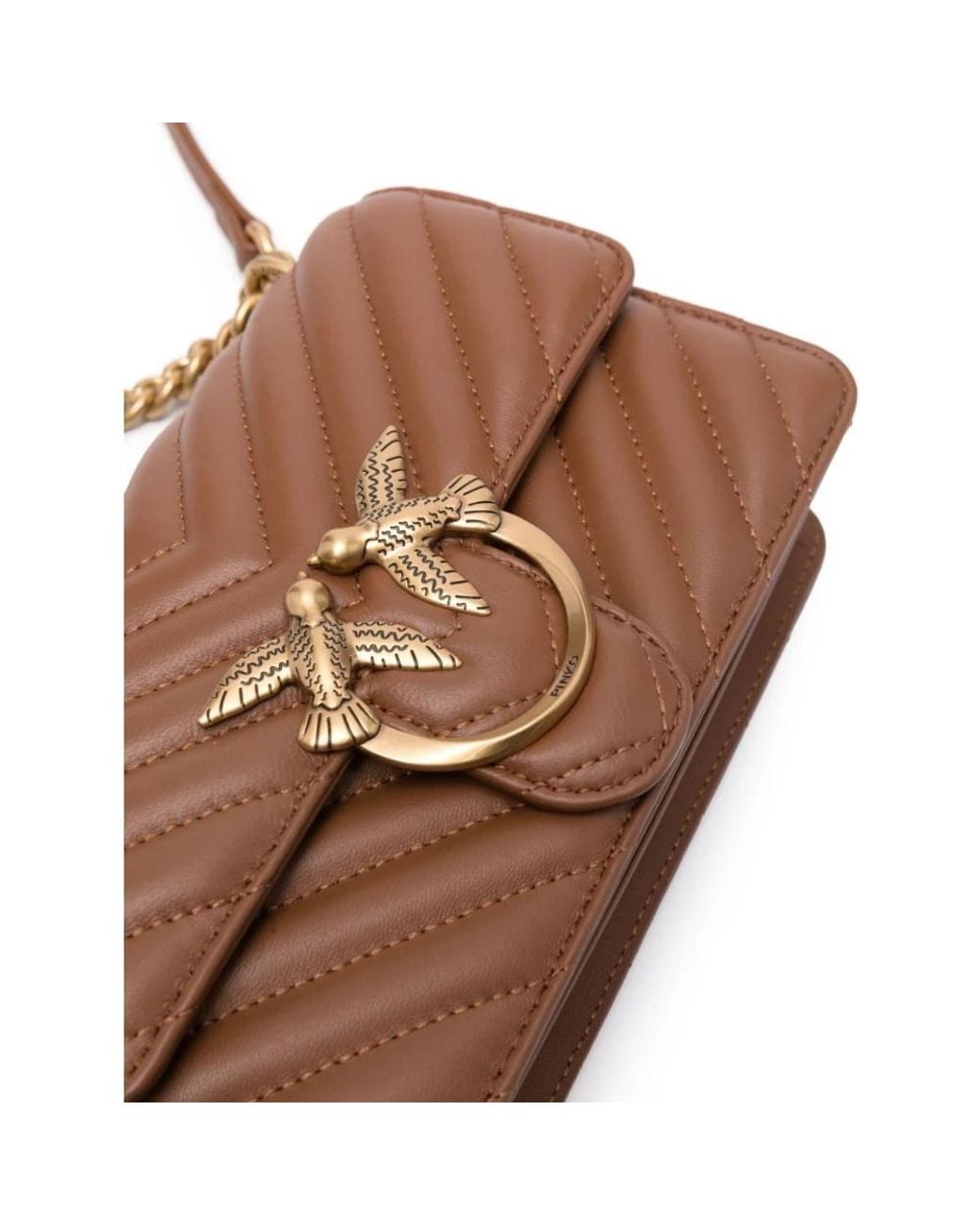 Pinko Brown Shoulder Bags