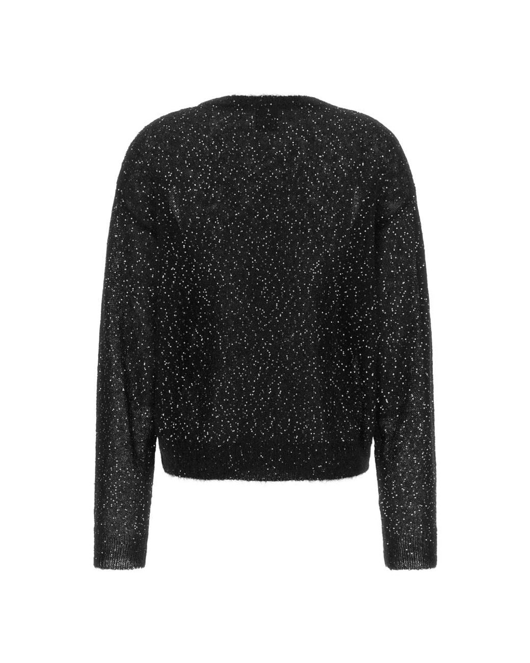 Nude Black Round-Neck Knitwear